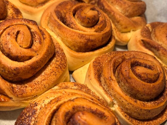 handmade cinnamon roll