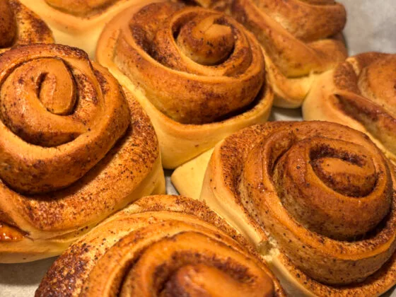 handmade cinnamon roll