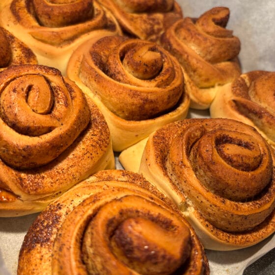 handmade cinnamon roll